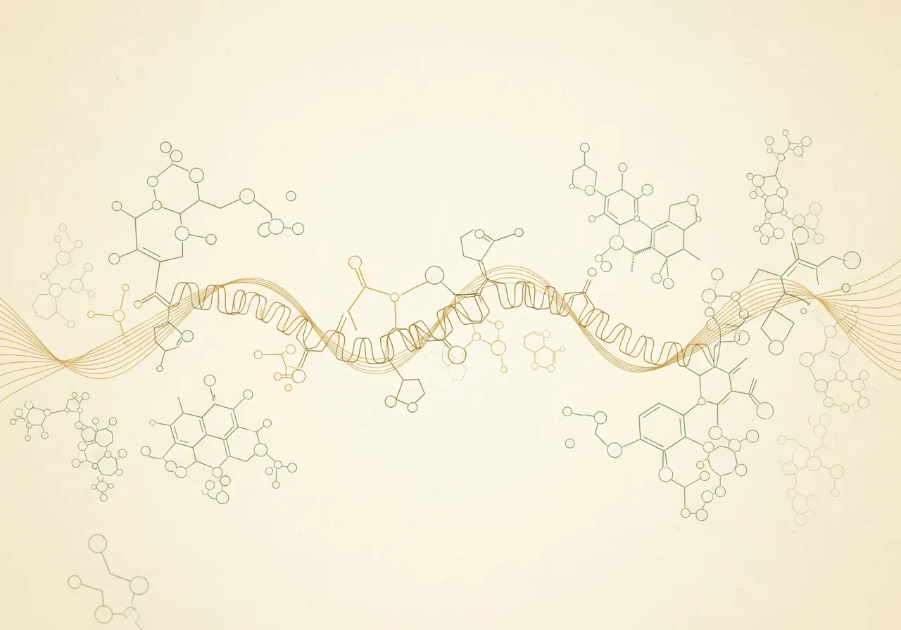 Elegant molecular line-art visualization of peptide structures